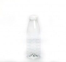 Бутылка ПЭТ 0,5 л d=38 мм (прозрачная) (молоко) 100 шт + крышка\2100\100х100см